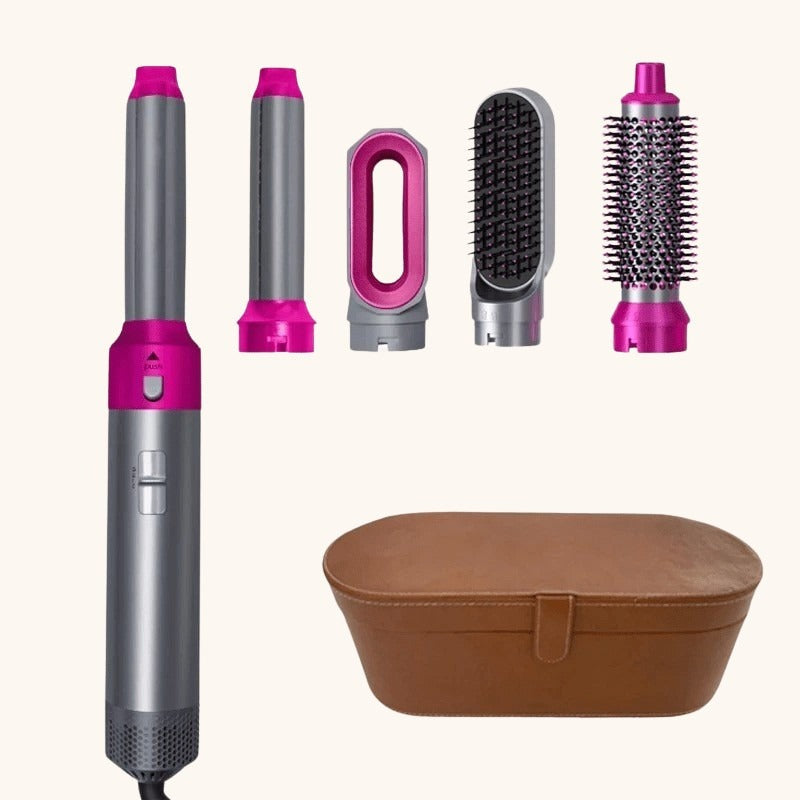 5-in-1 Multifunctional Hair DryerFeatures

5-in-1 Automatic Hair Dryer - Hair Curler is a negative ion hair dryer tool that combines blow drying and a styling brush. It comes with five interchangeabDSersShine & Glam | Where Health Meets Beauty-1 Multifunctional Hair Dryer