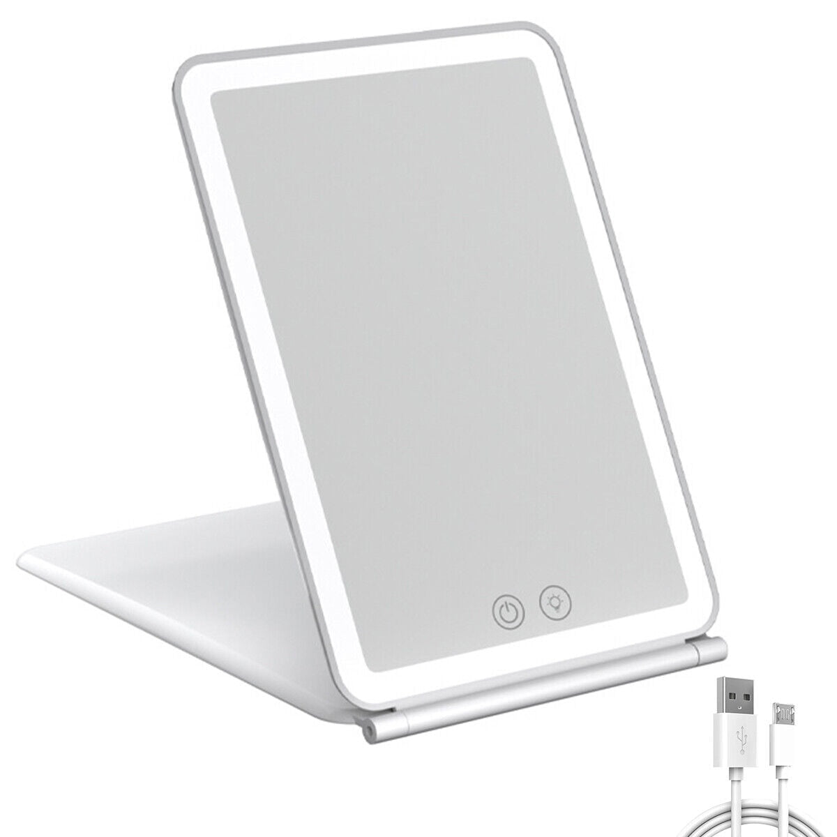 Folding Makeup Led MirrorIntroducing our Folding Makeup LED Mirror, the ultimate companion for flawless makeup application and grooming on the go. This compact and sleek mirror combines conv