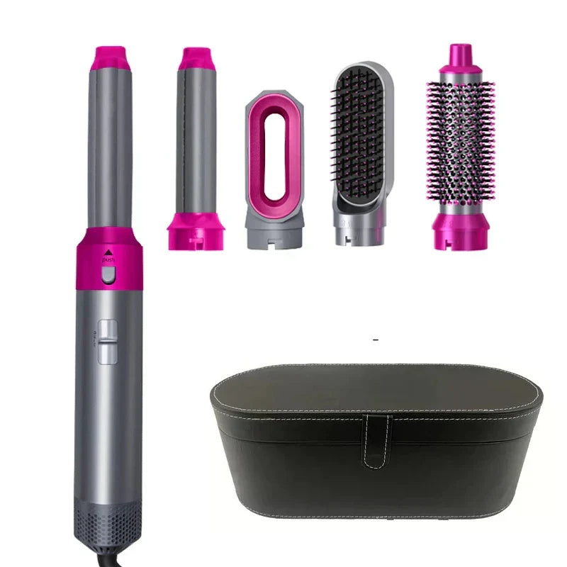 5-in-1 Multifunctional Hair DryerFeatures

5-in-1 Automatic Hair Dryer - Hair Curler is a negative ion hair dryer tool that combines blow drying and a styling brush. It comes with five interchangeabDSersShine & Glam | Where Health Meets Beauty-1 Multifunctional Hair Dryer