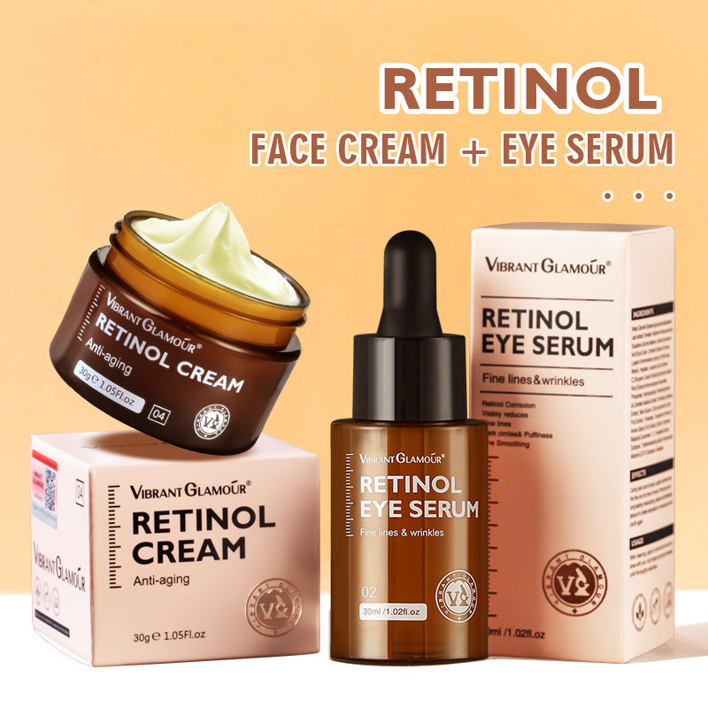 Retinol Face Cream & Eye SerumOur Retinol Face Cream &amp; Eye Serum deeply nourishes and replenishes the skin, improves the facial fine lines, dullness, dryness and other skin problems. Rejuvena